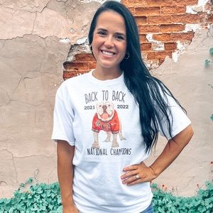 Georgia bulldogs shirt - made to order - unisex sizes
